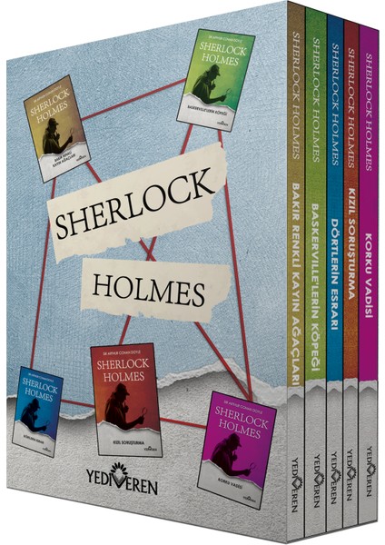 Sherlock Holmes Kutulu Set (5 Kitap Takım)