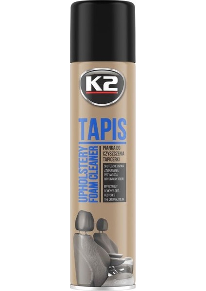 K2 Tapıs 600ML Kumaş ve Halı Temizleme Köpüğü