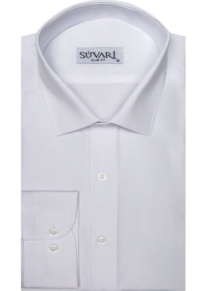 Classics Slim Fit Dar Kalıp Cepsiz Gömlek
