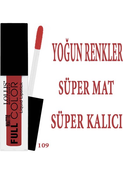 Matte Full Color Lipstick Mat Likit Ruj fiyatları