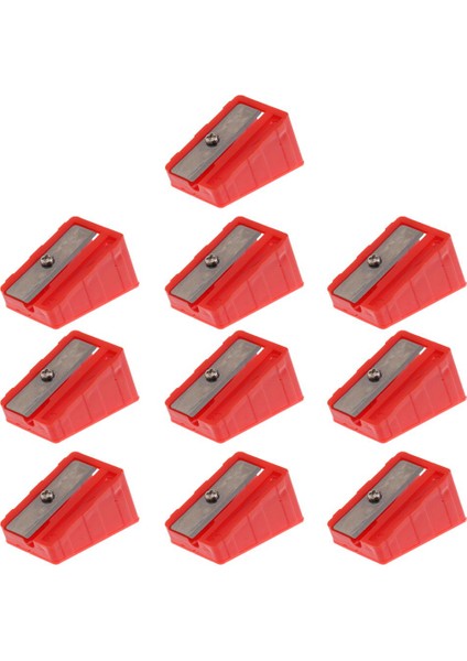 10PCS/ Set Bilardo Havuzu Ipucu Ucu Şekillendirici Düzeltici - Kırmızı (Yurt Dışından)
