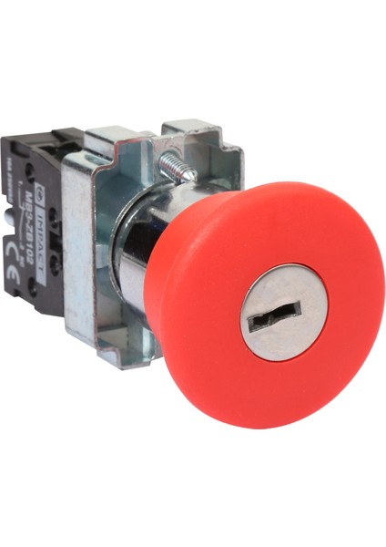 22mm Acil Stop Anahtarlı Buton NC MB3-BS142