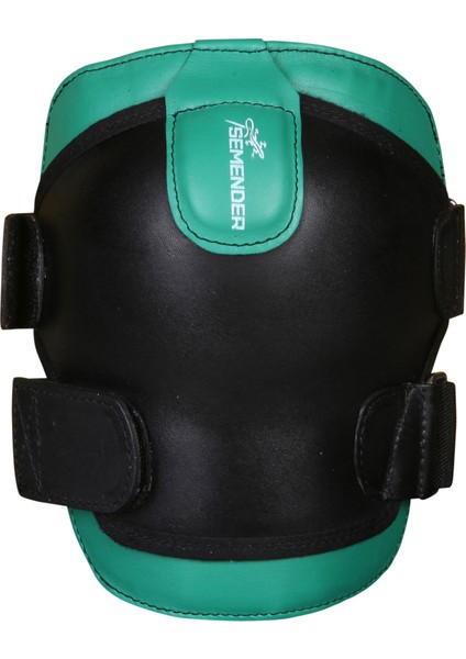 Motosiklet Koruyucu dizlik, Doğal Deriden, El Yapımı, Siyah-Yeşil