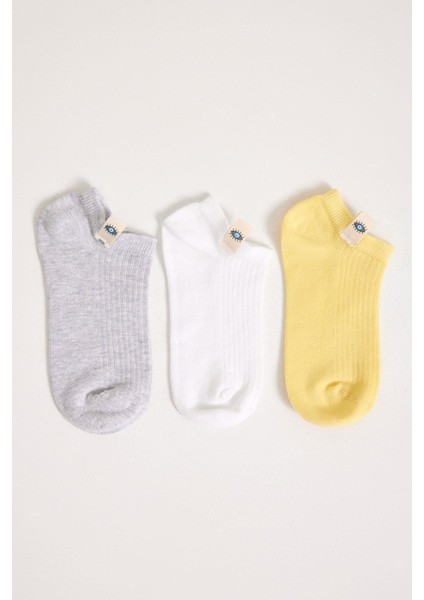 Çocuk 3'lü Sunshine Çocuk Patik Çorap