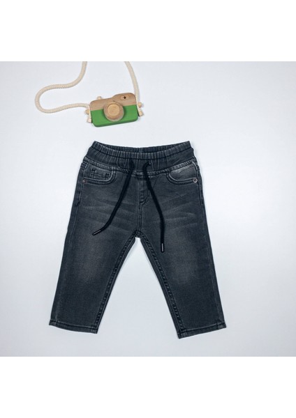 Erkek Çocuk Pantolon Beli Lastikli Jean
