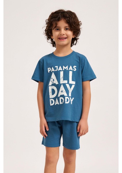 All Day Erkek Çocuk Pijama Üst Lacivert