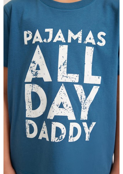 All Day Erkek Çocuk Pijama Üst Lacivert