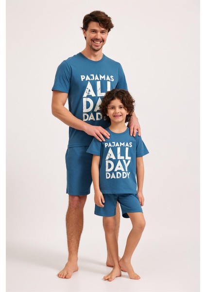 All Day Erkek Çocuk Pijama Üst Lacivert