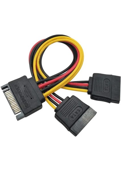 PX-4426 Sata To Sata Çoklayıcı , Sata Pin Dişi-2 Port Sata Erkek Çoklayıcı, Sata Y Kablo Splitter HDD Bağlantı Kablosu