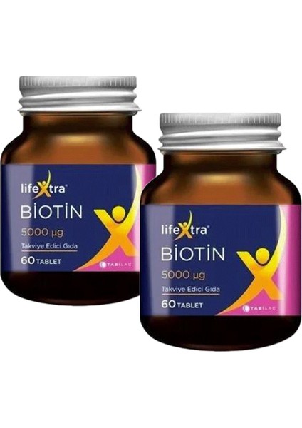 Biotin 5000 Mg 60 Tablet 2 Adet