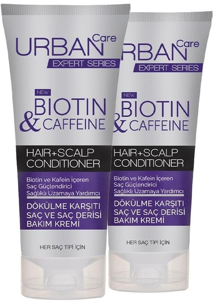 Expert Biotin & Kafein Saç ve Saç Derisi Bakım Kremi 200 ml x 2