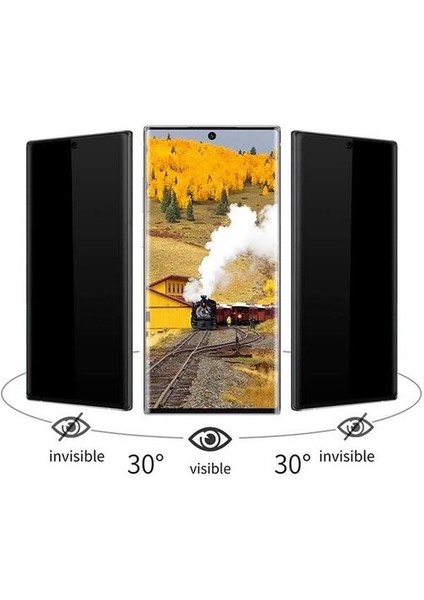 Samsung S21 Uyumlu Hayalet Privacy Seramik Ekran Koruyucu Uygulama Aparatlı