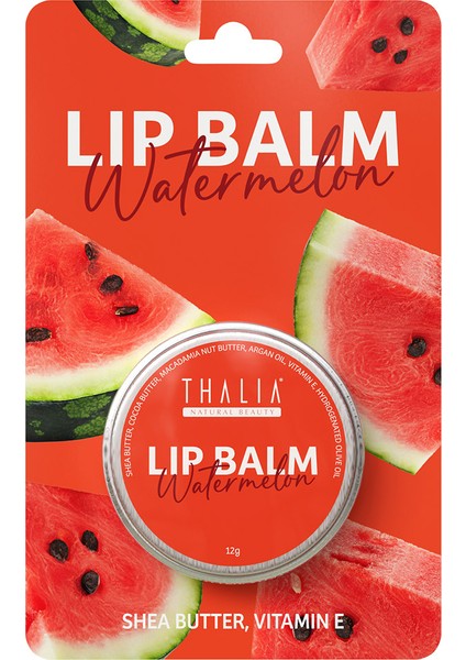 Yoğun Nemlendirme Etkili Karpuz Aromalı Dudak Balsamı 12GR