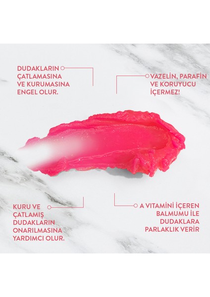 Yoğun Nemlendirme Etkili Çilek Aromalı Dudak Balsamı 12GR modelleri