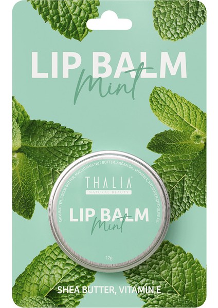 Yoğun Nemlendirme Etkili Nane Aromalı Dudak Balsamı 12GR