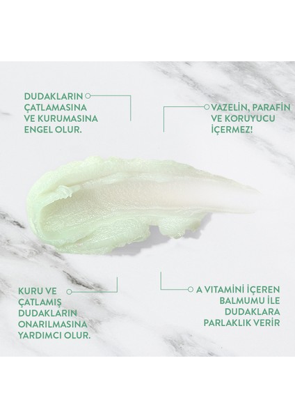 Yoğun Nemlendirme Etkili Nane Aromalı Dudak Balsamı 12GR modelleri