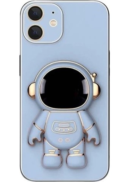 Iphone 12 Kılıf Astronot Standlı Silikon