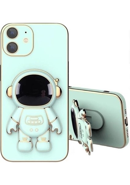 Iphone 12 Kılıf Astronot Standlı Silikon