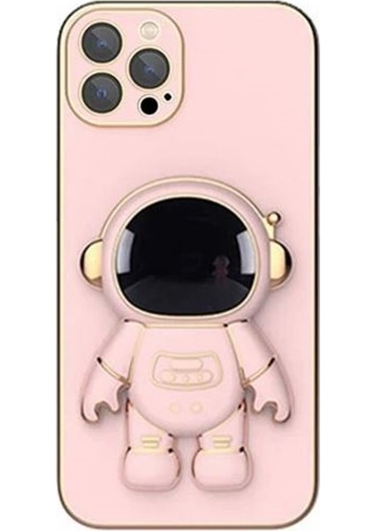 Iphone 13 Pro Kılıf Astronot Standlı Silikon