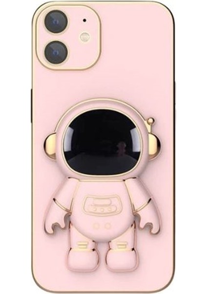 Iphone 11 Kılıf Astronot Standlı Silikon