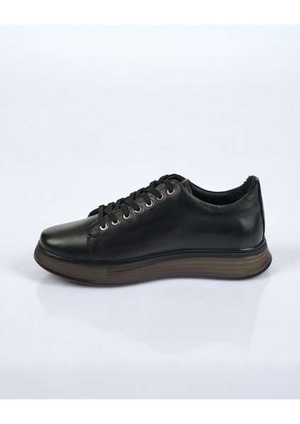 Minimalist Deri Sneaker - Platform Taban - Günlük Spor fiyatları
