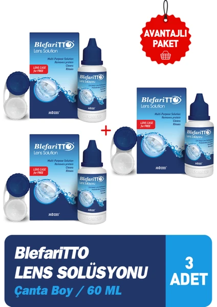 BlefariTTO leens Solüsyonu 60 ml 3 Adet