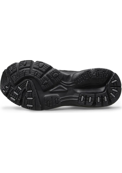 Erkek Bağcıklı Siyah Koşu Ayakkabı 231-6803MR 100
