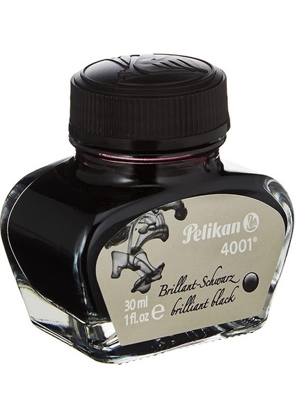 Siyah Dolma Kalem Mürekkebi 30 ml 4001 1 Adet Dolma Kalem Yazı Mürekkepi Şişe