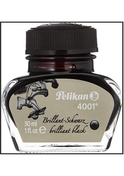 Siyah Dolma Kalem Mürekkebi 30 ml 4001 1 Adet Dolma Kalem Yazı Mürekkepi Şişe