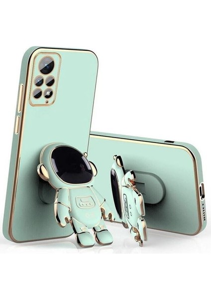 Xiaomi Redmi Note 11 Kılıf Astronot Standlı Silikon