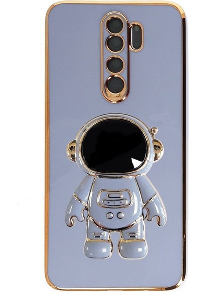 Xiaomi Redmi Note 8 Pro Kılıf Astronot Standlı Silikon