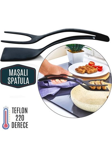 Teflon Maşalı Spatula 220D