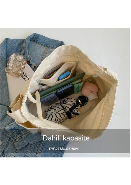 Büyük Kapasiteli Kanvas Çanta (Yurt Dışından) fırsatları