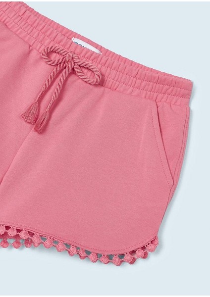Kız Çocuk Basic Şort Pembe 607