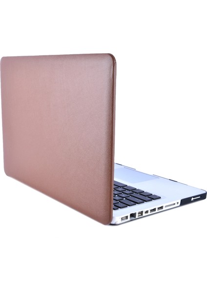 Xfashion Macbook Air 13.3 Inç (A1932/A2179/A2337) Için Içi Boş Dip Ile Anti-Çizik Pu Deri Kaplı Pc Koruyucu Kasa (Yurt Dışından)