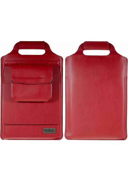 15 Inç Dizüstü Bilgisayar Kılıfı Pu Pu Deri Dizüstü Defter Taşıma Kılıfı Ayarlanabilir Stand (Yurt Dışından)