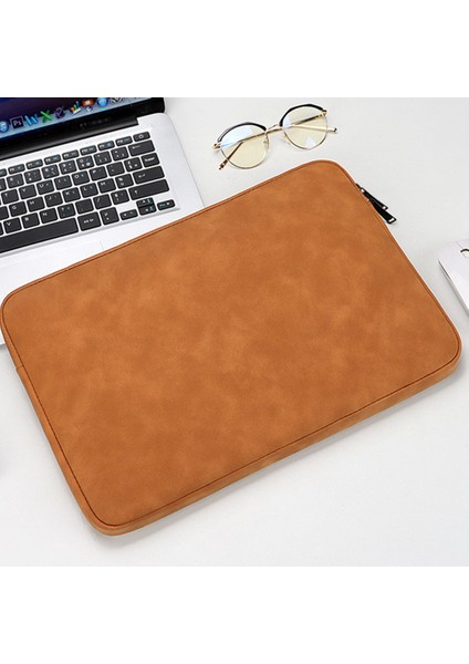 ND12 14.1-15.4 Inç Dizüstü Bilgisayar Kolu Macbook Pro Soft Fluff Astar Astar Anti-Çizik Defter Koruyucu Çanta (Yurt Dışından)