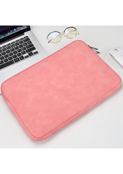 ND12 14.1-15.4 Inç Dizüstü Bilgisayar Kolu Macbook Pro Soft Fluff Astar Astar Anti-Çizik Defter Koruyucu Çanta (Yurt Dışından)