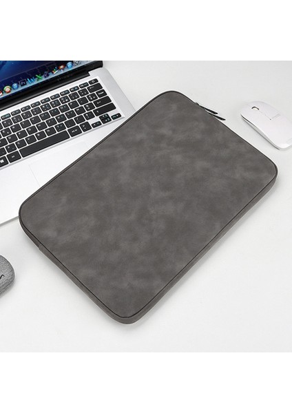 ND12 14.1-15.4 Inç Dizüstü Bilgisayar Kolu Macbook Pro Soft Fluff Astar Astar Anti-Çizik Defter Koruyucu Çanta (Yurt Dışından)