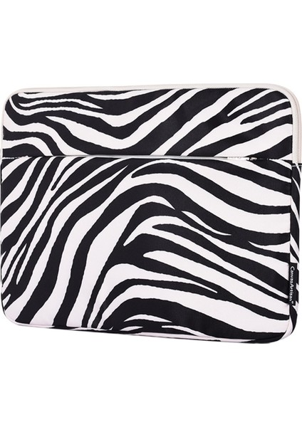 H33-11 Zebra-Şeritli Desen 11 Inç Dizüstü Bilgisayarlar Çizik Dirençli Taşıma Çantası Için Şok Geçirmez Manşon Torbası (Yurt Dışından)