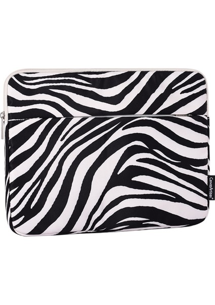 H33-11 Zebra-Şeritli Desen 11 Inç Dizüstü Bilgisayarlar Çizik Dirençli Taşıma Çantası Için Şok Geçirmez Manşon Torbası (Yurt Dışından)