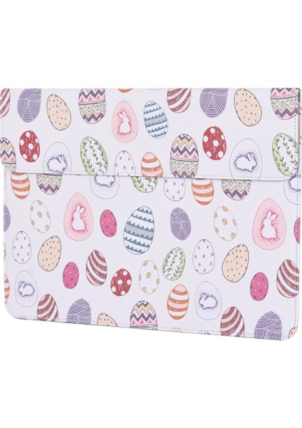 E52-T0121 2parça/set 15 Inç Elips Deseni Manyetik Kapak Zarfı Pu Dizüstü Bilgisayar Kılıfı + Küçük Çanta (Yurt Dışından) fiyatları