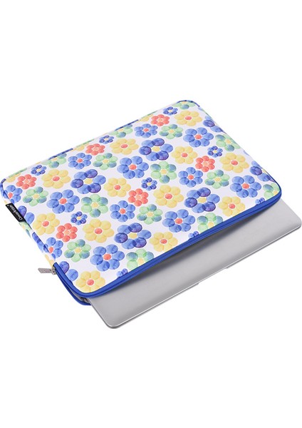 G51-01 Çiçek Deseni Pu Deri Dizüstü Kılı (Yurt Dışından) fırsatları
