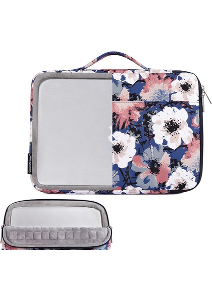KH43-05 15 Inç Dizüstü Bilgisayar El Çantası Koruyucu Manşon Çiçek Deseni Dizüstü Bilgisayar Taşıma Çantası (Yurt Dışından) fiyatları