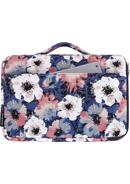 KH43-05 15 Inç Dizüstü Bilgisayar El Çantası Koruyucu Manşon Çiçek Deseni Dizüstü Bilgisayar Taşıma Çantası (Yurt Dışından) modelleri