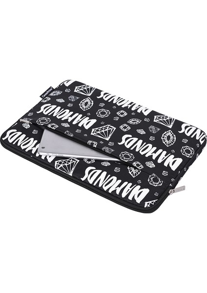 H15-11 Dizüstü Bilgisayar Koruyucu Kol Elmas Desen Fermuar Defter Taşıma Çantası 13 Inç Dizüstü Bilgisayar (Yurt Dışından) modelleri