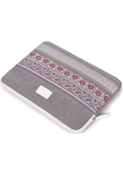 T38-16 12 Inç Defterler Için Taşınabilir Taşıma Kılıfı Şok Geçirmez Canvas Tag Ulusal Stil Desen Basılı Dizüstü Tag (Yurt Dışından) fırsatları