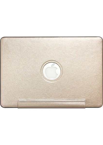 Xfashion Pu Deri + Pc Dizüstü Bilgisayar Koruyucu Kabuk Kapağı Isı Dağılımı Ile Macbook Pro 15.4 Inç (A1707/A1990) (Yurt Dışından)