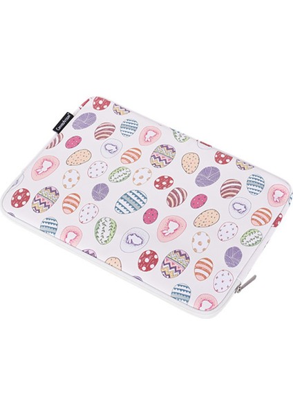 G52-T0111 2parça/set Paskalya Tavşanı ve Yumurta Desen Taşıma Çantası 15 Inç Dizüstü Bilgisayar Manşon Pu Koruyucu Kasa + Küçük Çanta (Yurt Dışından) indirimleri