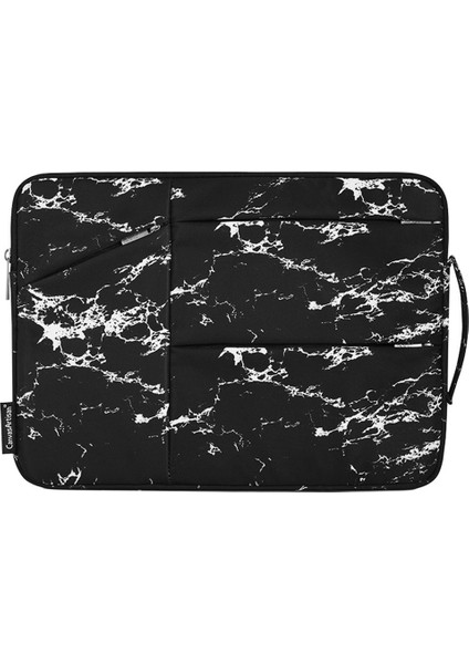 H32-58 Çizgi Anti-Çizelge Mermer Desen Slim Case 13 Inç Dizüstü Bilgisayarlar Için Ince Kasa 3-Pouches/sap Kayış Dizüstü Bilgisayar Su Geçirmez Taşıma Çantası (Yurt Dışından) fiyatları